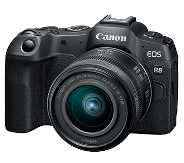Canon EOS R8 FullFrame Mirrorless Camera with RF24-50mm STM Lens — image 1