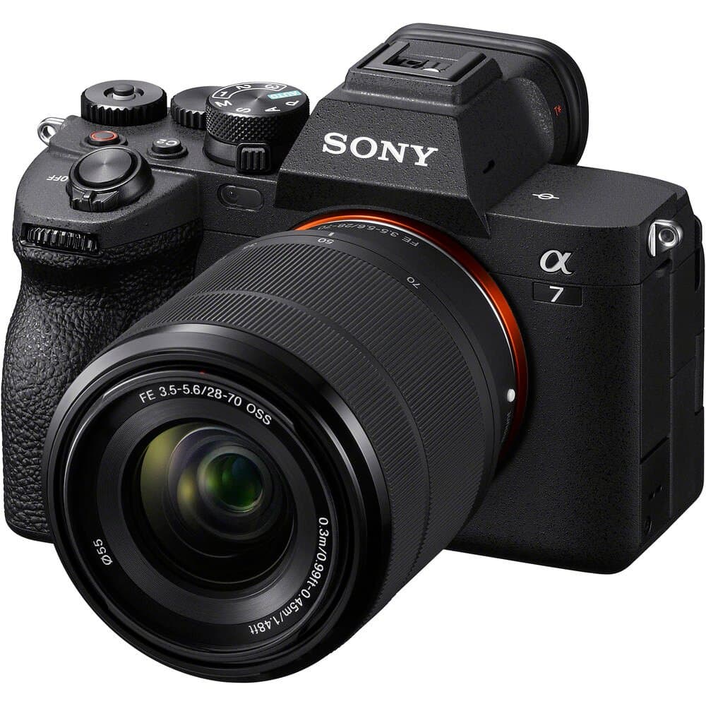 Sony Alpha ILCE-7M4K Full-Frame Hybrid Mirrorless Camera with 28-70mm Lens — image 1