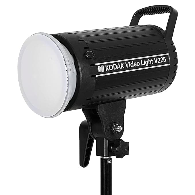 odak V225 Video Light with Reflector|Adjustable Color Temperature 3200K-5600K|High Brightness|Flexible Light Weight|CRI 96 with Lamp Cover|Ideal for Shooting & Photography| Remote Control|Power Cord — image 1